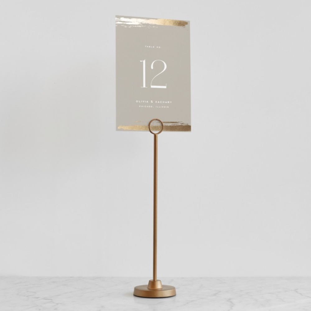 Brass Round Place Card Holders